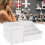 (White) Professionele make-upkoffer met lade (blauw) 5