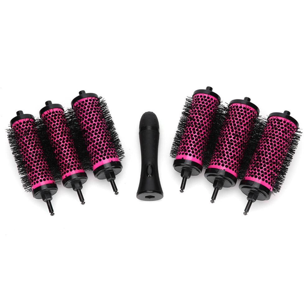 Round Curling Hair Comb High Temp Resistance Detachable Styling