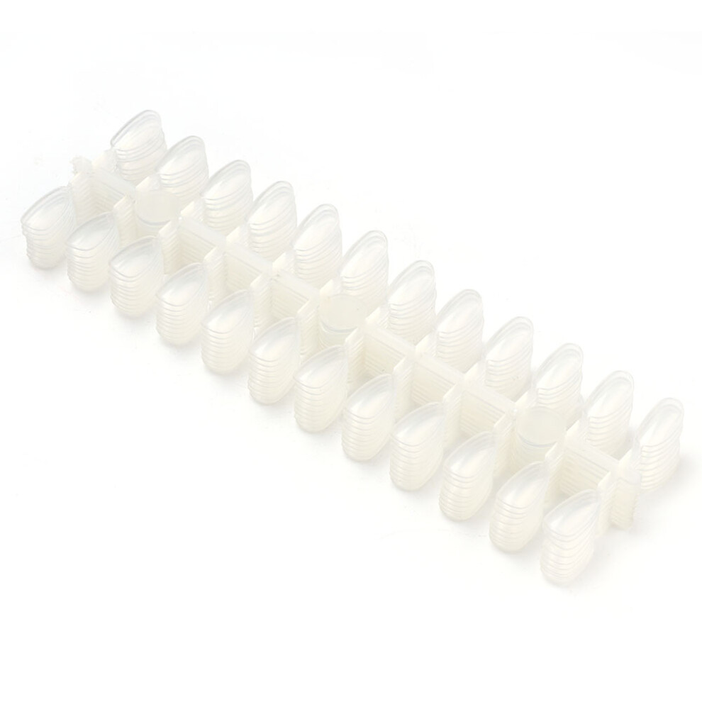 240Pcs Round False Nail Tips Display Card