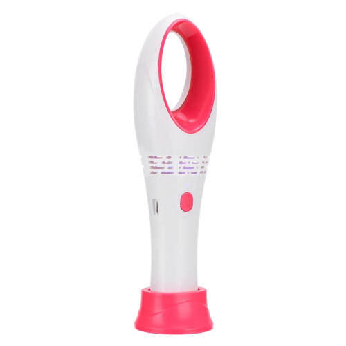 (Red White) Draagbare USB wimperventilator droger rood/wit 1