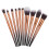 (Gradient Rose Gold) 10 stuks make-up kwasten set 1