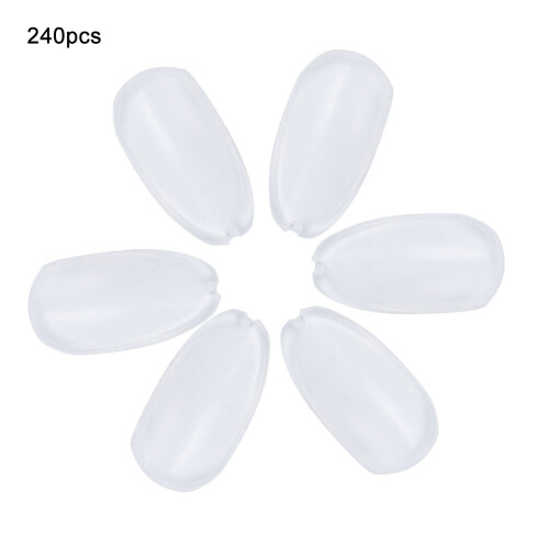 240Pcs Round False Nail Tips Display Card 1