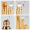 7x Füllbare Parfümglasflasche 5ml Schwarz Roll-On für Reise 3