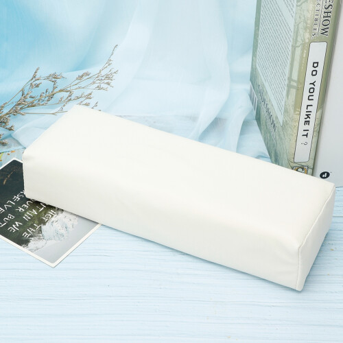 White Nail Art Hand Pillow Salon Cushion 2