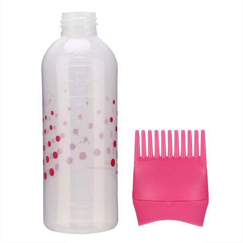 Hair Dye Bottle 170ml with Comb Rose Red 1