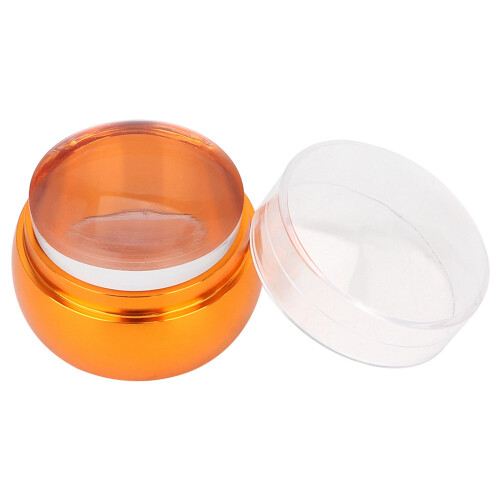Siliconen nail art stamper set oranje 2
