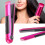 USB Oplaadbare Mini Haarstijler Krultang Rozerood 4