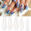 100Pcs UV Gel Nail Art Practice Tips 5