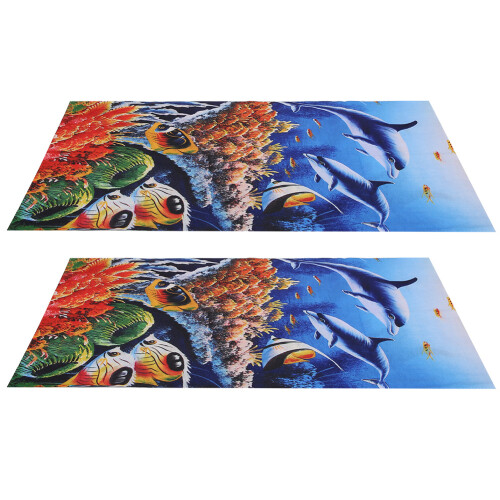(#10) 2pcs Fish Pattern Stretchable Sunscreen Scarf Headband Face Shield 1