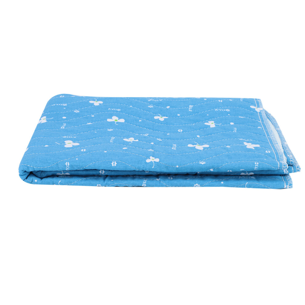 Reusable Underpad Washable Waterproof Kids Adult Incontinent Pad Blue
