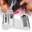 (Silver) Silberner Haarscheren-Halter für Friseure 5