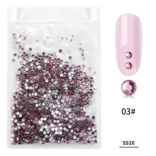 1440Stks Glitterglas Nagelkunst Strass Lichtpaars