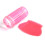 Transparent Silicone Nail Polish Seal Head Stamper Scraper Tool (Red) 3