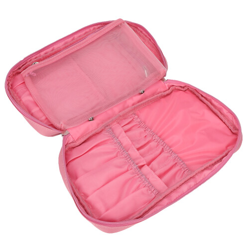 Portable Makeup Brush Container Multi Layers Storage Bag 1