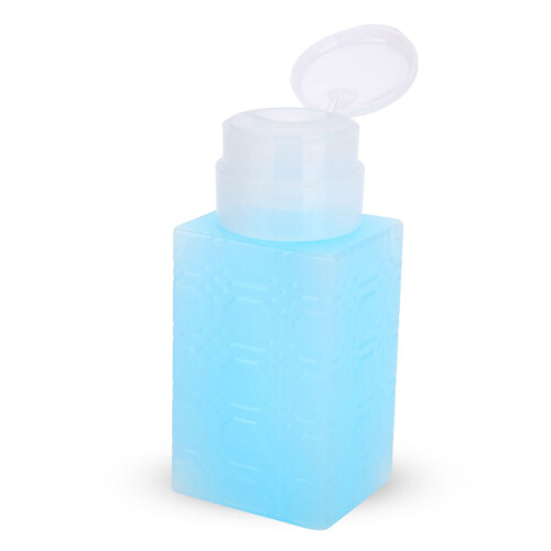 Tragbare Nachfüllbare Pumpflasche Blau für Nagellack 2