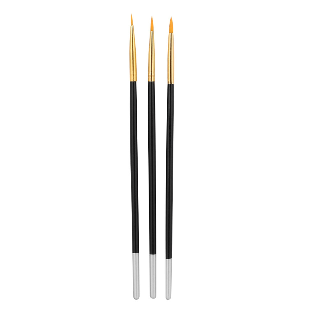 3pcs Nail Art Drawing Brush Carving Painting Pen
