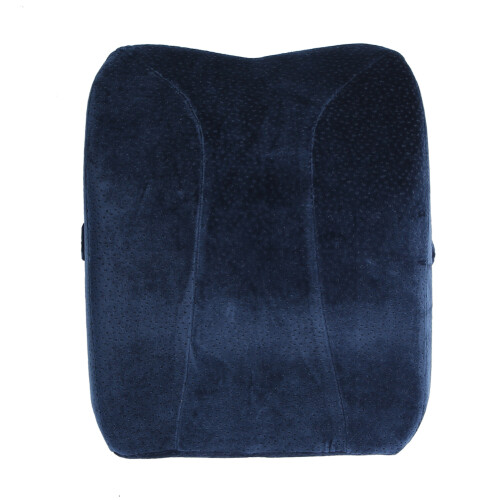 Cuscino Lombo Spesso per Schiena Auto Ufficio Blu