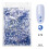 1440 Stk/Beutel Farbige Glas-Nagelkunst Strass Hellblau 1