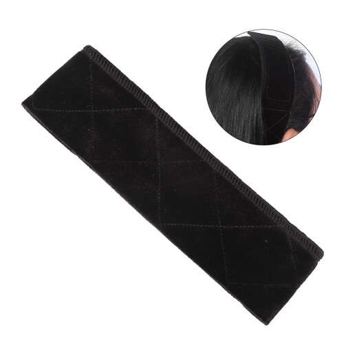 Women Black Velvet Adjustable Wig Grip 2