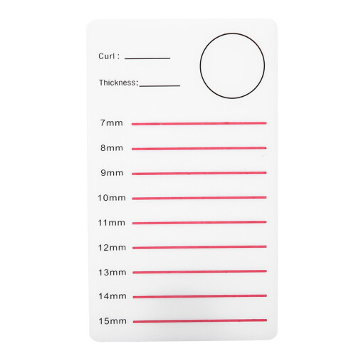 Oversized Silicone Pad voor Wimpers