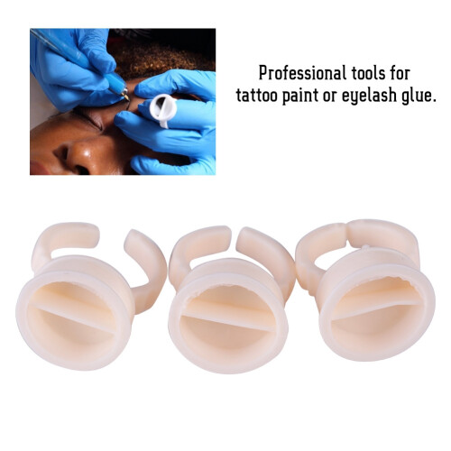 100st Silicone Semi-Permanente Inkt Cup 1