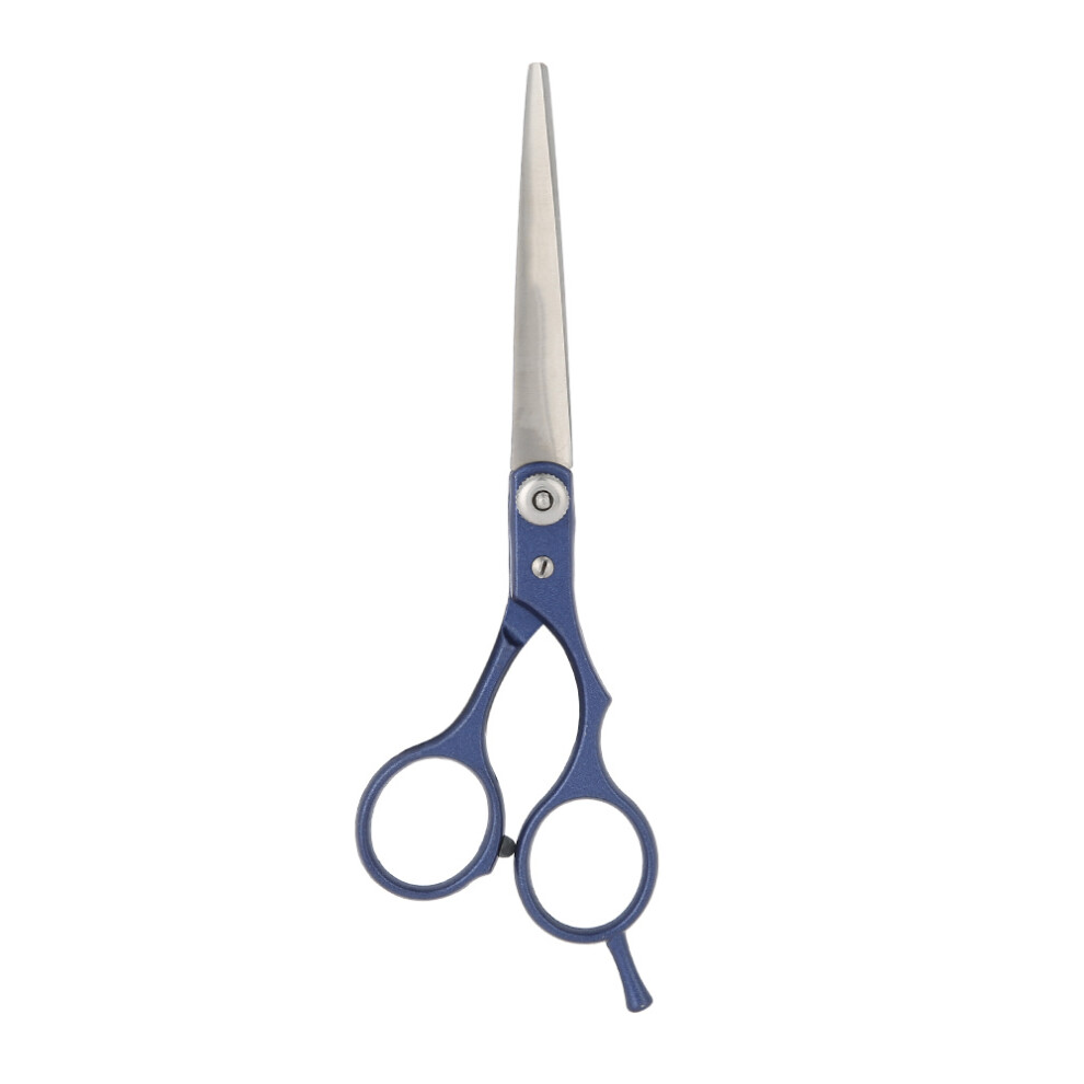 Blue Professional Hair Cutting Scissors Barber Shears Flat Tooth