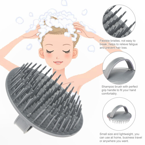 Spazzola Shampoo Antiforfora Massaggio Cuoio Capelluto