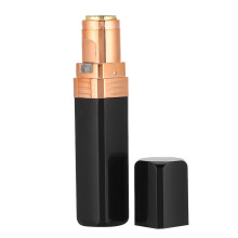 (Bright Black) Lipstick Shape Mini Electric Hair Remover for Women Bright Black