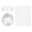 Siliconen nail art stamper set zilver 1
