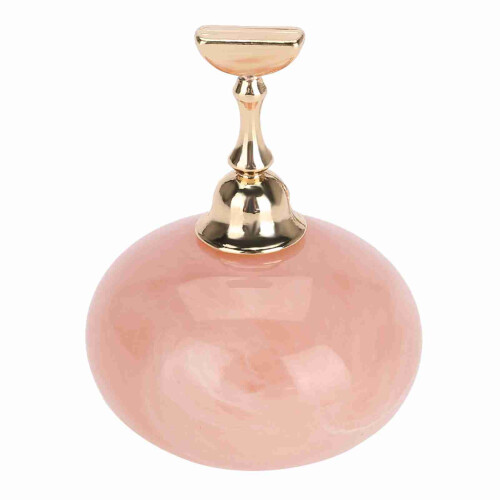 Supporto Manicure Magnetico Porta Punta Base Dorata Rosa