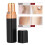 (Bright Black) Mini Elektrischer Haarentferner Lippenstiftform Schwarz 5