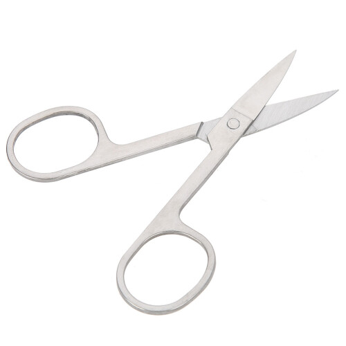 Stainless Steel Eyelash Trimmer Scissors for Eyebrows Beard 2