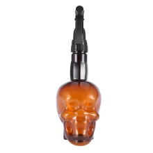 Nachfüllbare Totenkopf-Haarsprayflasche 500ml, Braun