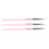 3x Pink UV Gel Dotting & Liner Brush Set 3