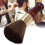 (Reddish Brown) Holzstaubwedel mit Griff, rötlich-braun 5
