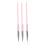 3x Pink UV Gel Dotting & Liner Brush Set 2