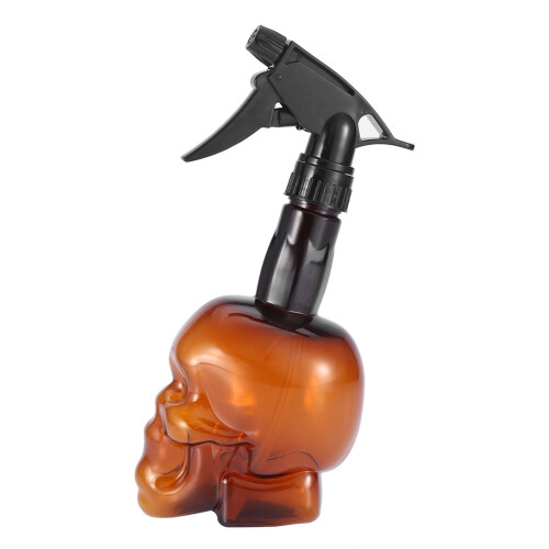 Flacone Spruzzatrice 500ml Teschio Marrone Parrucchiere 1