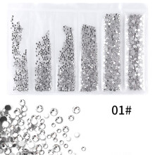 6-kleurige nagelsteenjes DIY manicure tools