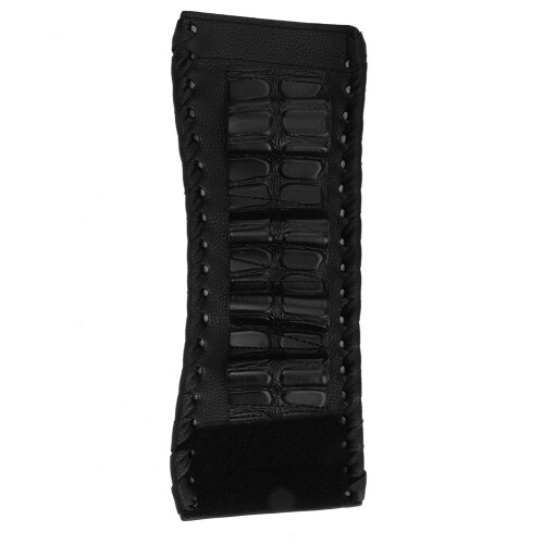 (Black) PU-Leder Scherenbeutel Handgelenk Friseur Case