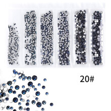6-kleurige nagelsteenjes DIY manicure tools (20)