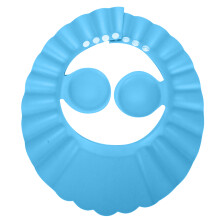 (Blue) Baby Shower Badehut mit Sonnenschutz & Ohrenschutz Blau