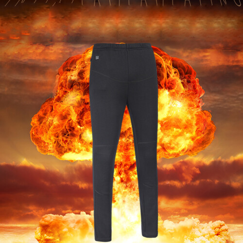 Verwarmde legging hoge taille USB XXL dames 2