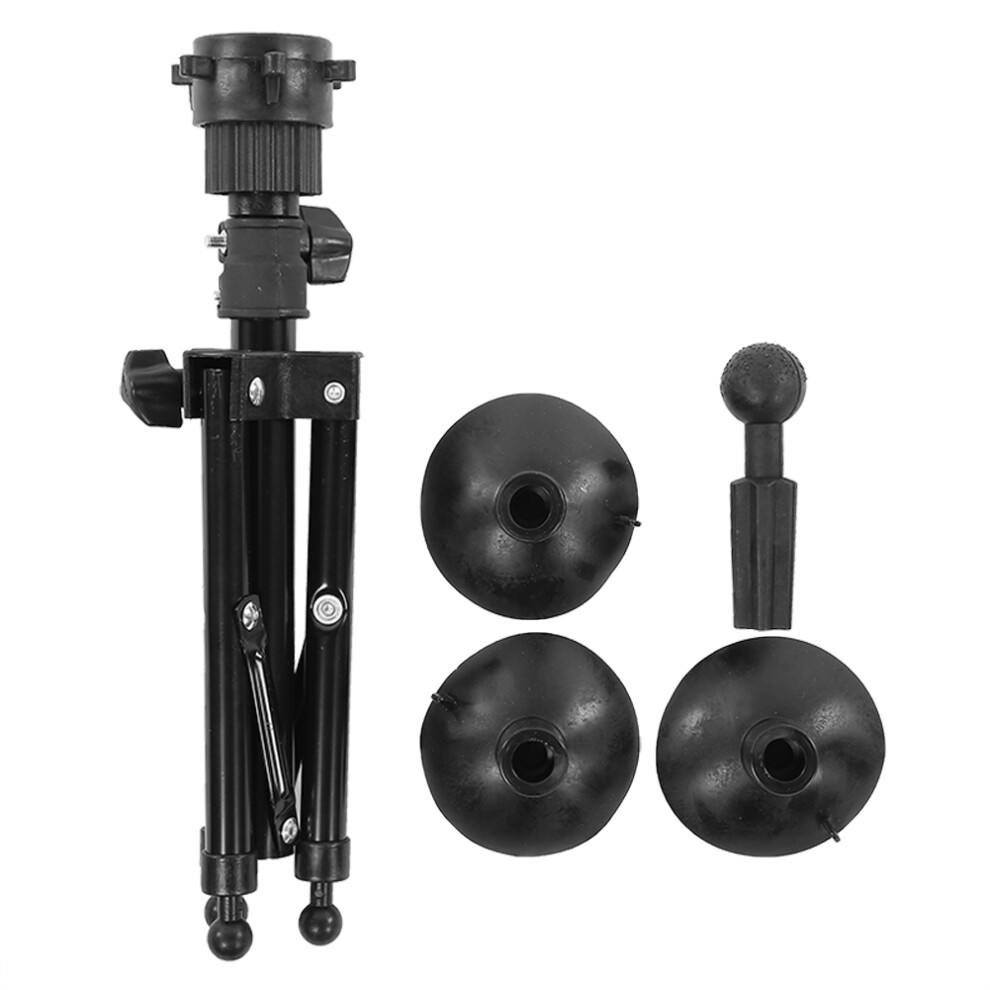 Unisex Black Wig Head Stand Mannequin Tripod