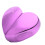 25ml Heart Shaped Refillable Perfume Atomizer Purple 2