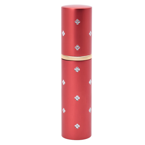 10ml Aluminium Parfümflasche mit Pumpe Rot 1
