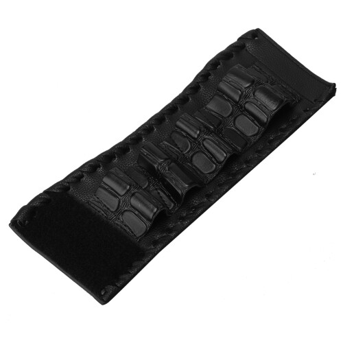 (Black) PU-Leder Scherenbeutel Handgelenk Friseur Case 1