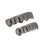 (Black) Denti luccicanti accessorio hip hop per Halloween 3