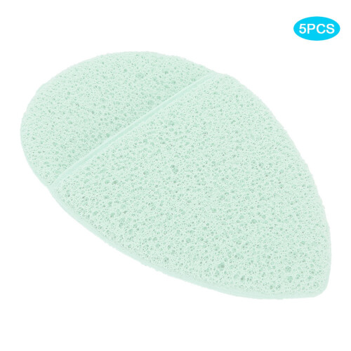 (Green) 5st hydrofiele make-up reinigingspad 1