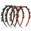 4Pcs Unisex Iron Double Layer Headband 2