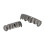 (Black) Denti luccicanti accessorio hip hop per Halloween 4